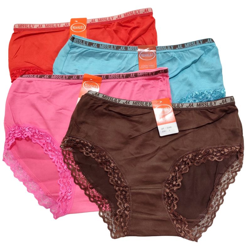 82rb_Celana dalam wanita renda L 82, XL 89, XXL 95 (2)